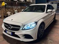 Usata Mercedes C220 Premium 194 CV (142 kW) 2019 Bianco Station wagon