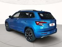 Usata Skoda Karoq SportLine 150 CV (110 kW) 2019 Blu race metallizzato SUV