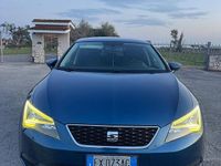Usata Seat Leon FR 125 CV (91 kW) 2015 Blu Berlina