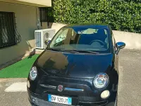 Usata Fiat 500 100 CV (73 kW) 2009 Nero Cabrio