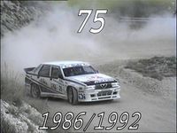 Usata Alfa Romeo 75 Quadrifoglio Verde 286 CV (210 kW) 1989 Blu Berlina