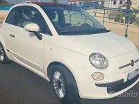 Usata Fiat 500C 69 CV (50 kW) 2016 Bianco Cabrio