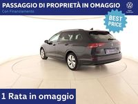 Usata VW Golf VIII Life 150 CV (110 kW) 2024 Grenadill black metallizzato Station wagon