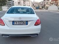 Usata Mercedes C220 170 CV (125 kW) 2017 Bianco Berlina