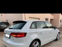 Usata Audi A3 Attraction 150 CV (110 kW) 2015 Bianco Berlina