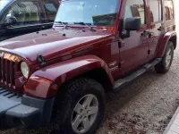 Usata Jeep Wrangler Unlimited Sahara 177 CV (130 kW) 2007 Rosso SUV