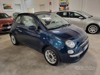 Usata Fiat 500C Lounge 69 CV (50 kW) 2014 Blu Cabrio