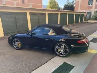 Usata Porsche 997 381 CV (280 kW) 2007 Nero Cabrio