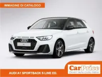 Nuova Audi A1 Sportback S-Line 116 CV (85 kW) 2026 Bianco ghiaccio  tetto nero Utilitaria