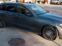 Usata Mercedes C220 AMG line 200 CV (147 kW) 2022 Grigio Station wagon