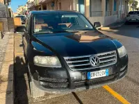 Usata VW Touareg 224 CV (164 kW) 2005 Nero SUV