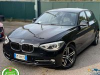 Usata BMW 120 Sport Line 184 CV (135 kW) 2012 Nero Utilitaria