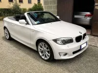 Usata BMW 120 Cabriolet Efficient Dynamics 177 CV (130 kW) 2011 Bianco Cabrio