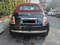 Usata Fiat 500 75 CV (55 kW) 2010 Nero Cabrio