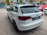 Usata Audi A3 Ambition 105 CV (77 kW) 2014 Bianco Berlina