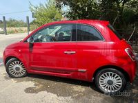 Usata Fiat 500 Lounge 75 CV (55 kW) 2010 Rosso Utilitaria