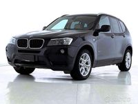 Usata BMW X3 Efficient Dynamics 184 CV (135 kW) 2012 Nero SUV