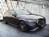 Usata Mercedes E220 AMG Line Premium 197 CV (144 kW) 2024 Blu/azzurro Station wagon