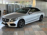 Usata Mercedes C220 Premium 194 CV (142 kW) 2018 Argento Cabrio