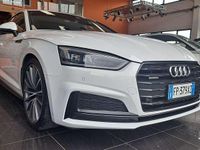 Usata Audi A5 S-line plus 190 CV (139 kW) 2018 Bianco ghiaccio metallic Coupé