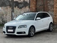 Usata Audi A3 S-Line 170 CV (125 kW) 2010 Bianco Utilitaria
