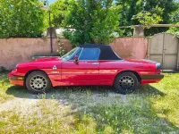 Usata Alfa Romeo Spider Quadrifoglio Verde 128 CV (94 kW) 1989 Rosso Cabrio