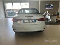 Usata Audi A3 Cabriolet Design 116 CV (85 kW) 2017 Bianco Cabrio