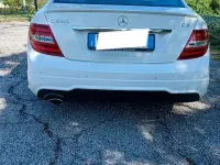 Usata Mercedes C220 170 CV (125 kW) 2011 Bianco Coupé