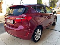 Usata Ford Fiesta Titanium 86 CV (63 kW) 2018 Rosso Utilitaria