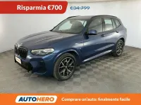 Usata BMW X3 M Sport 190 CV (139 kW) 2022 Blu/azzurro SUV