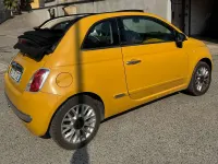 Usata Fiat 500C Lounge 69 CV (50 kW) 2015 Giallo Cabrio