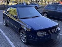 Usata VW Golf Cabriolet 101 CV (74 kW) 1999 Blu Cabrio