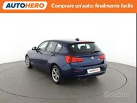 Usata BMW 116 Advantage 116 CV (85 kW) 2015 Blu Utilitaria