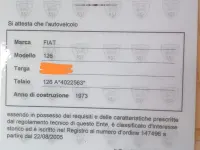 Usata Fiat 126 1970 Rosso Utilitaria