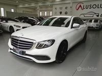 Usata Mercedes E220 Premium Plus 194 CV (142 kW) 2019 Bianco Berlina