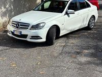 Usata Mercedes C200 150 CV (110 kW) 2012 Bianco Berlina