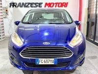 Usata Ford Fiesta Titanium 75 CV (55 kW) 2017 Blu Berlina