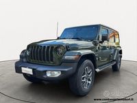 Usata Jeep Wrangler Unlimited Sahara 272 CV (200 kW) 2022 Verde scuro SUV