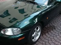 Usata Mazda MX5 110 CV (80 kW) 1998 Verde Cabrio