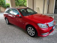 Usata Mercedes C220 Executive 170 CV (125 kW) 2011 Rosso Station wagon