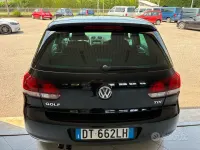 Usata VW Golf VI Highline 110 CV (80 kW) 2009 Nero Utilitaria