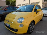 Usata Fiat 500 Sport 69 CV (50 kW) 2009 Bianco Cabrio