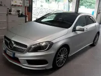 Usata Mercedes A200 Premium 136 CV (100 kW) 2014 Grigio Utilitaria