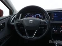 Usata Seat Leon ST Style 115 CV (84 kW) 2020 Rosso Station wagon