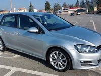Usata VW Golf VII Highline 105 CV (77 kW) 2014 Grigio Utilitaria