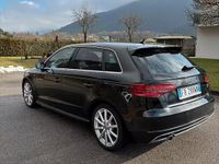 Usata Audi A3 S-Line 101 CV (74 kW) 2015 Nero Berlina