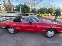 Usata Alfa Romeo Spider 109 CV (80 kW) 1989 Rosso Cabrio