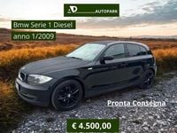 Usata BMW 118 Efficient Dynamics 143 CV (105 kW) 2009 Nero Utilitaria