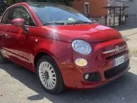 Usata Fiat 500 Lounge 69 CV (50 kW) 2012 Rosso Utilitaria