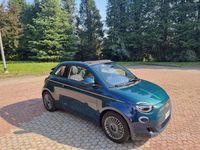 Usata Fiat 500e Passion 42 kW (58 CV) 2021 Blu Cabrio